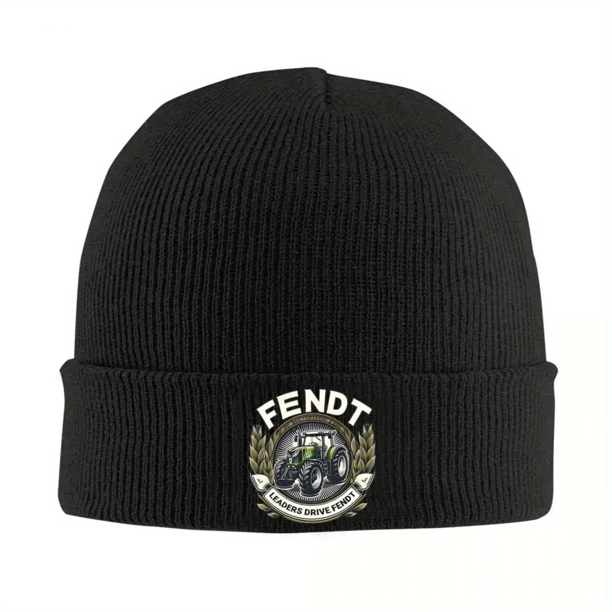 Agriculture Farming Hats - Agricultural Machinery Fendt Knitted Hat Beanies