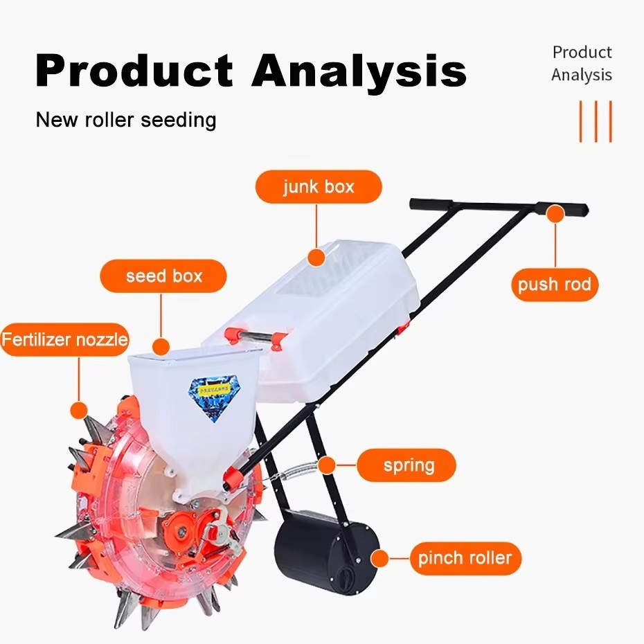 Hand Push Manual Seeder - Manu - Seed Planter review and price
