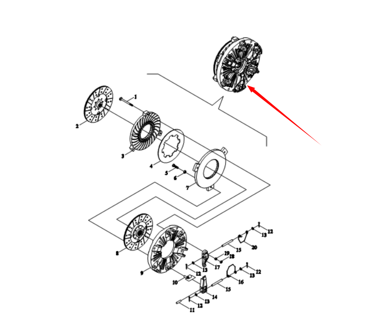 TB550.211 Clutch Assembly Esse - Farming Is Part Of Agriculture review and price