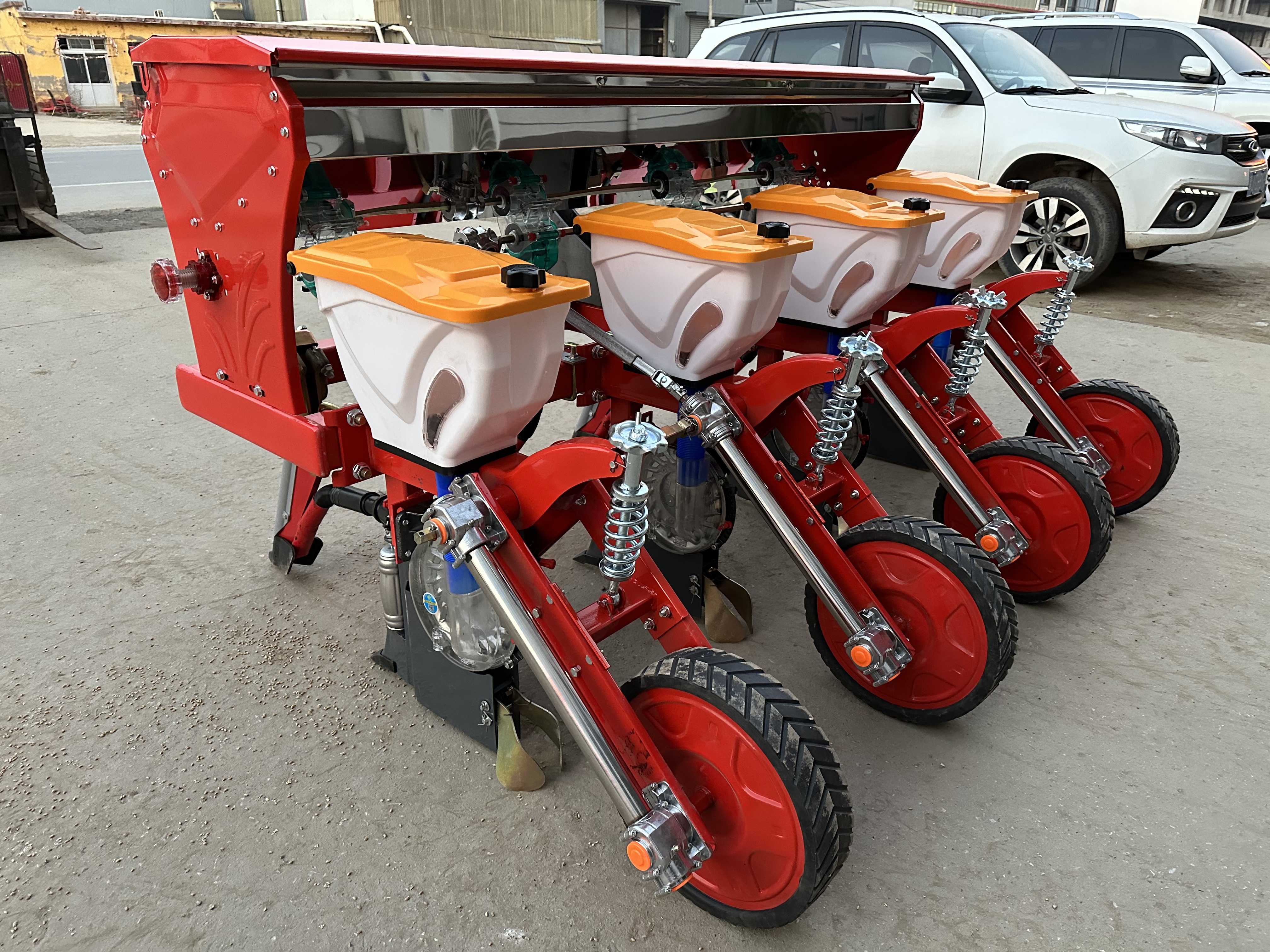 Mini 4 Row Farm Tractor Corn S - Seed Planter review and price