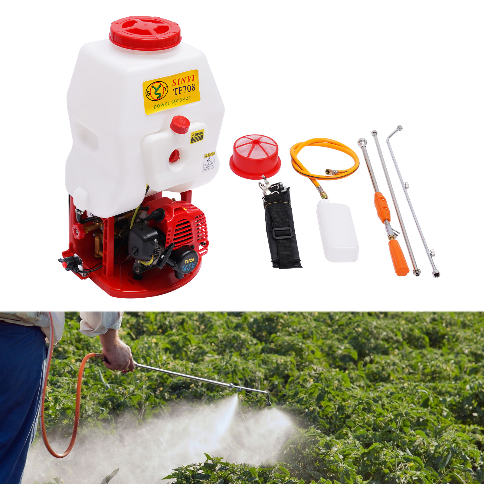 Backpack Power Sprayer 25.4cc  - Crop Sprayer Backpack review and price