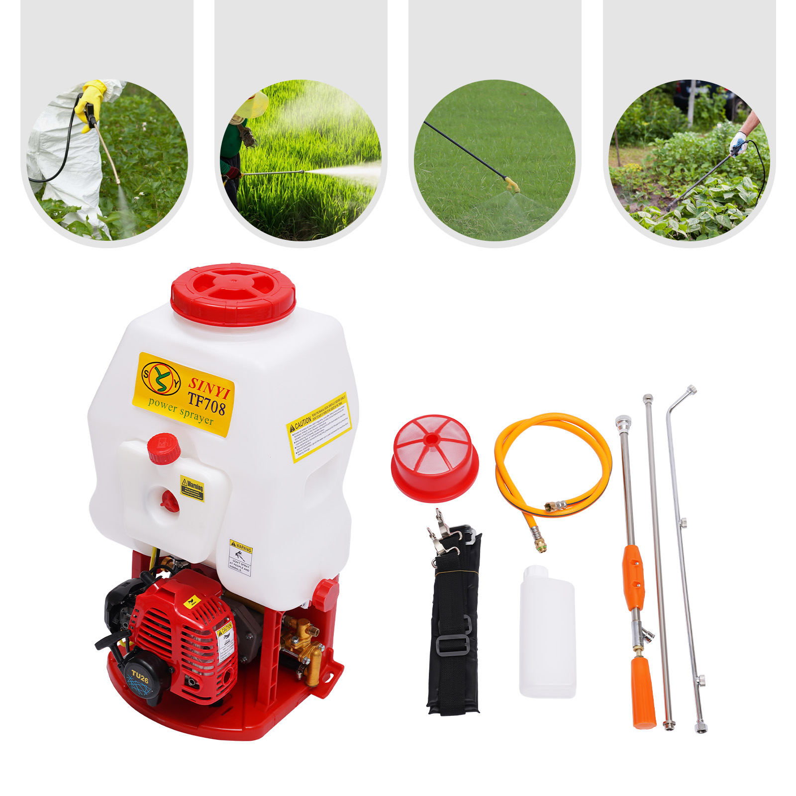 Backpack Power Sprayer 25.4cc  - Crop Sprayer Backpack review and price
