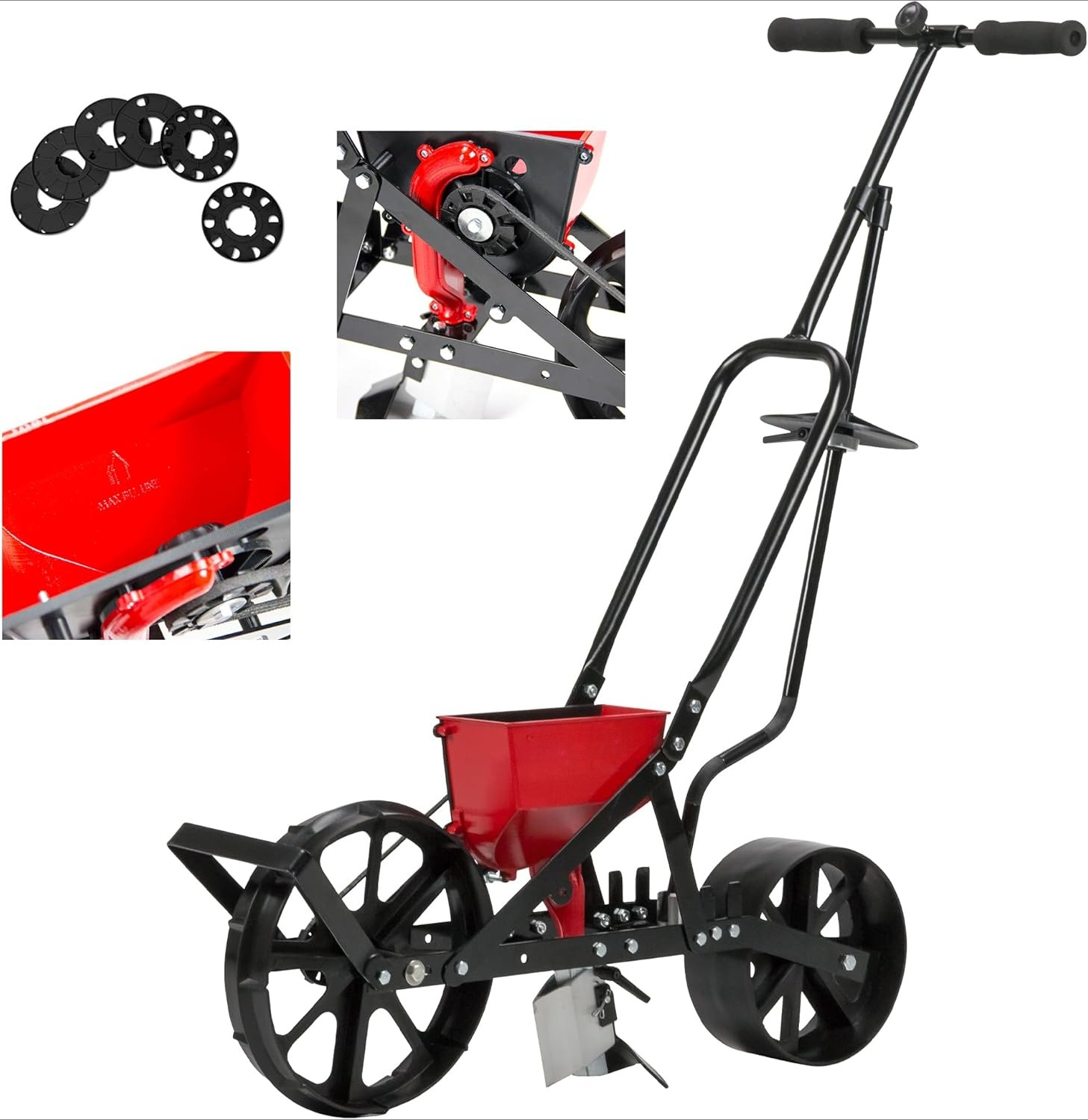 Garden Push Seeder Planter wit - Seed Planter review and price